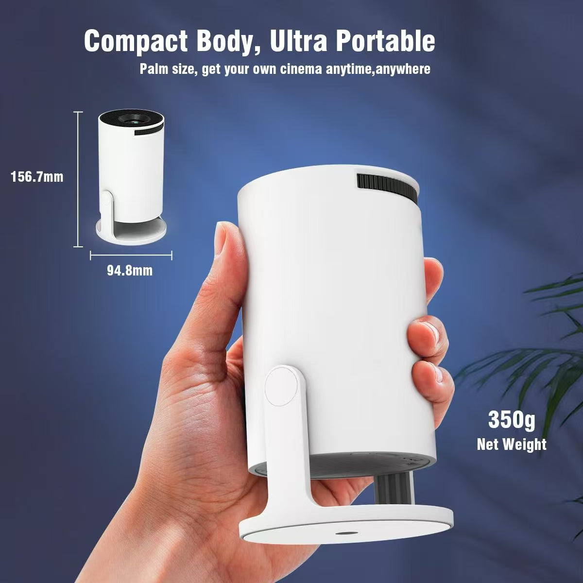 Mini portable indoor and outdoor projectors