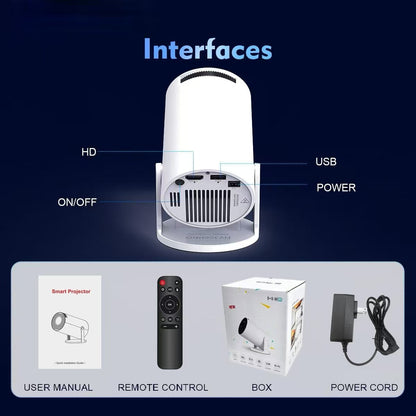 Mini portable indoor and outdoor projectors