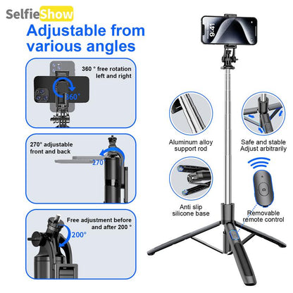 Smart AI face recognition phone tripod, 360° rotation