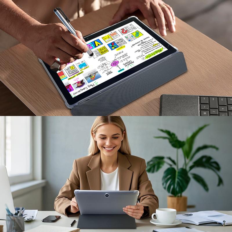 Android 15 10.1-inch 2-in-1 Portable Tablet